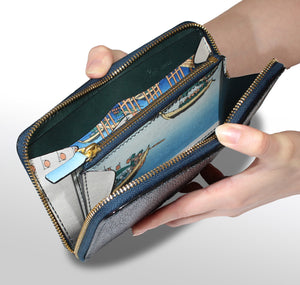 長財布〈ファスナー〉：和紙・摂州天満橋