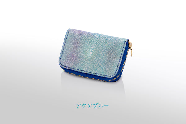 スモールウォレット：ウラノス (手染め一点物)