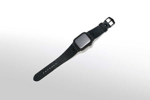 AppleWatchベルト：ミッドナイトブルー（手染め一点物） - ルナロッサ・ヨッピー