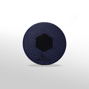 コースター（六角）：ネイビー - ルナロッサ・ヨッピー