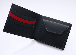 折り財布：テミス (手染め一点物) - ルナロッサ・ヨッピー