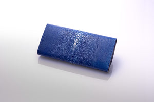 長財布：アウロラ (手染め一点物) - ルナロッサ・ヨッピー