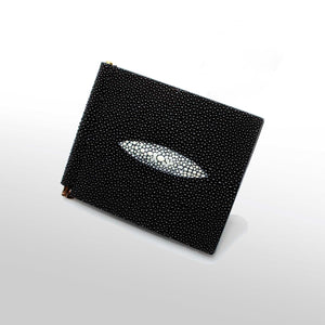 マネークリップ：キャビアブラック - ルナロッサ・ヨッピー