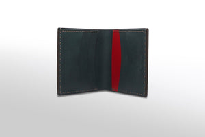 薄折り財布：ブラウン - ルナロッサ・ヨッピー