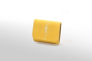 コインケース：イエロー - ルナロッサ・ヨッピー