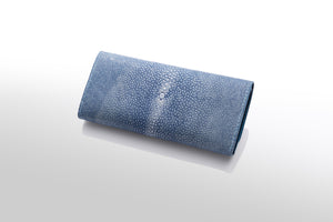 長財布：アウロラ (手染め一点物) - ルナロッサ・ヨッピー