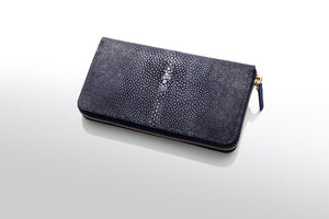 ラウンドファスナー長財布：凱風快晴 - ルナロッサ・ヨッピー