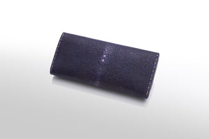 長財布：マーブル染め - ルナロッサ・ヨッピー