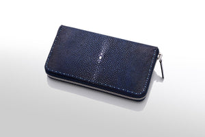 ラウンドファスナー長財布： 摂州安治川口天保山 - ルナロッサ・ヨッピー