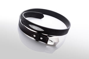 ベルト：キャビアブラック - ルナロッサ・ヨッピー