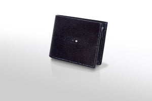 折り財布：テミス (手染め一点物) - ルナロッサ・ヨッピー