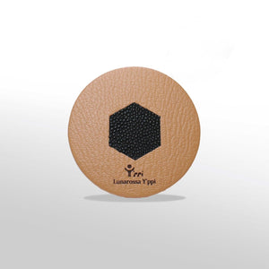 コースター（六角）：ベージュ - ルナロッサ・ヨッピー