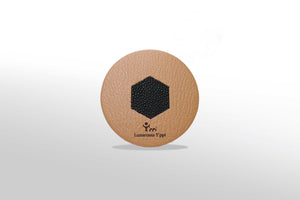 コースター（六角）：ベージュ - ルナロッサ・ヨッピー