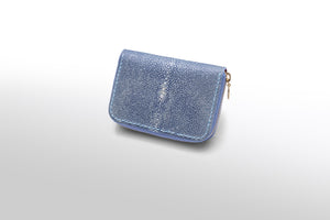スモールウォレット：ウラノス (手染め一点物) - ルナロッサ・ヨッピー